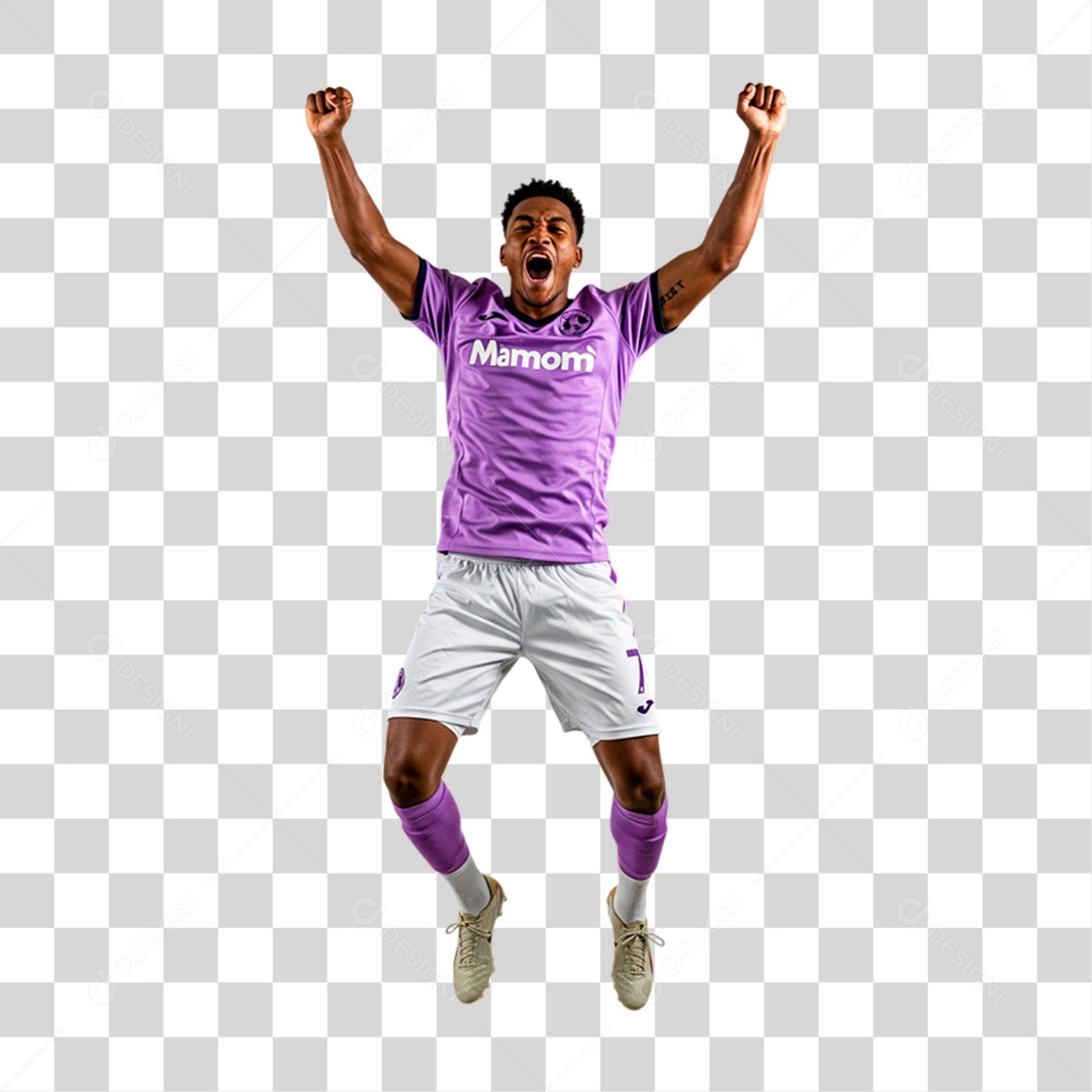 Jogador de Futebol PNG Transparente