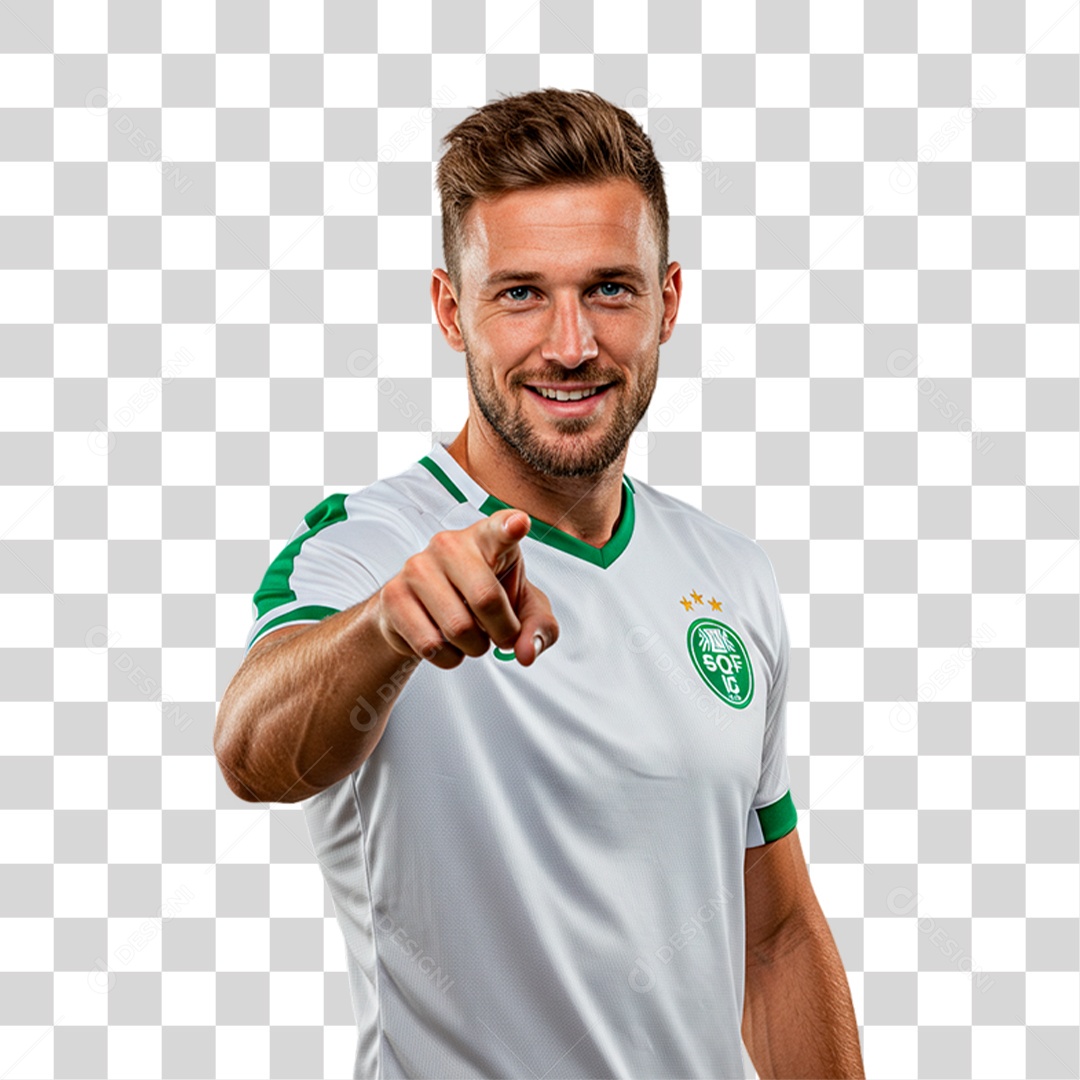 Jogador de Futebol PNG Transparente