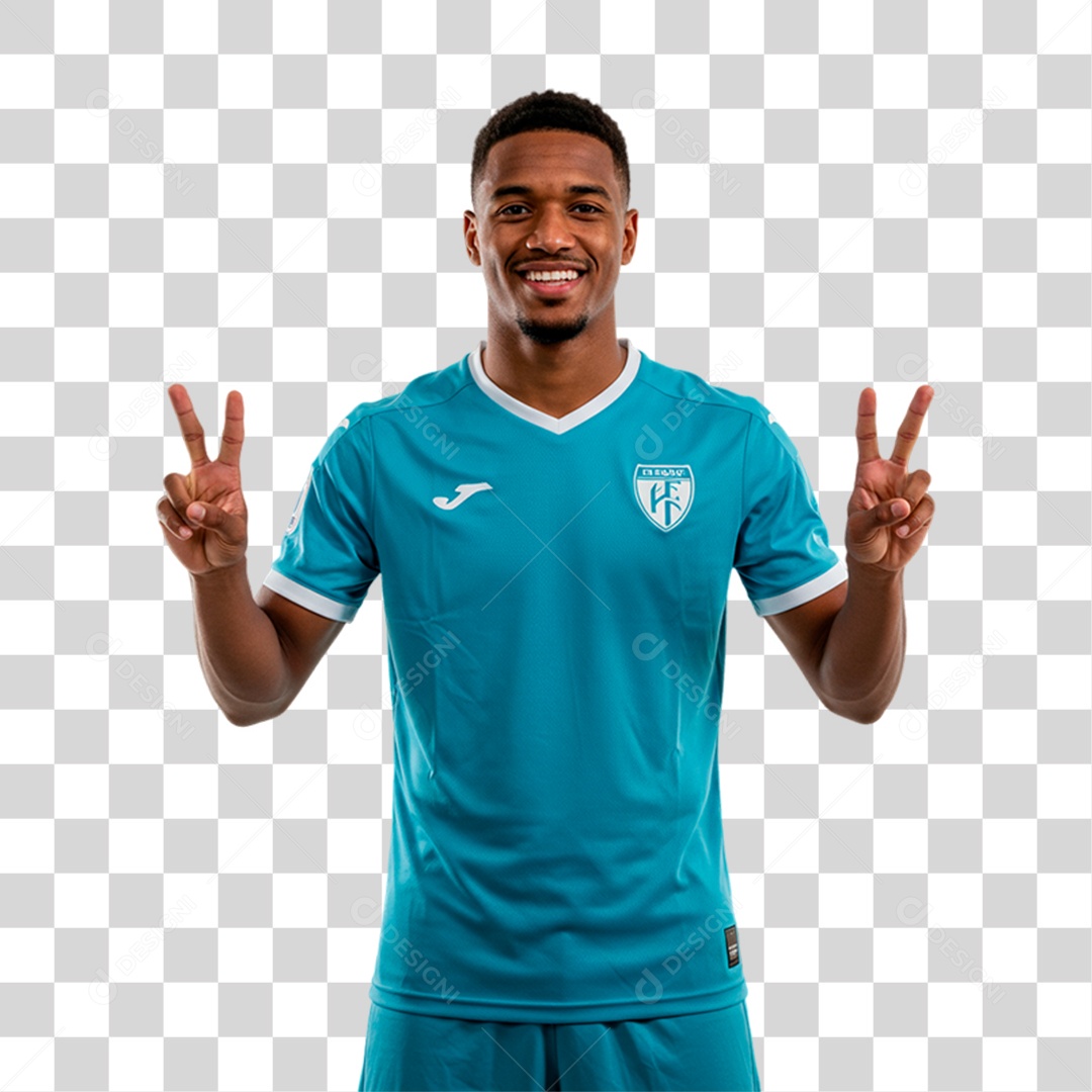 Jogador de Futebol PNG Transparente