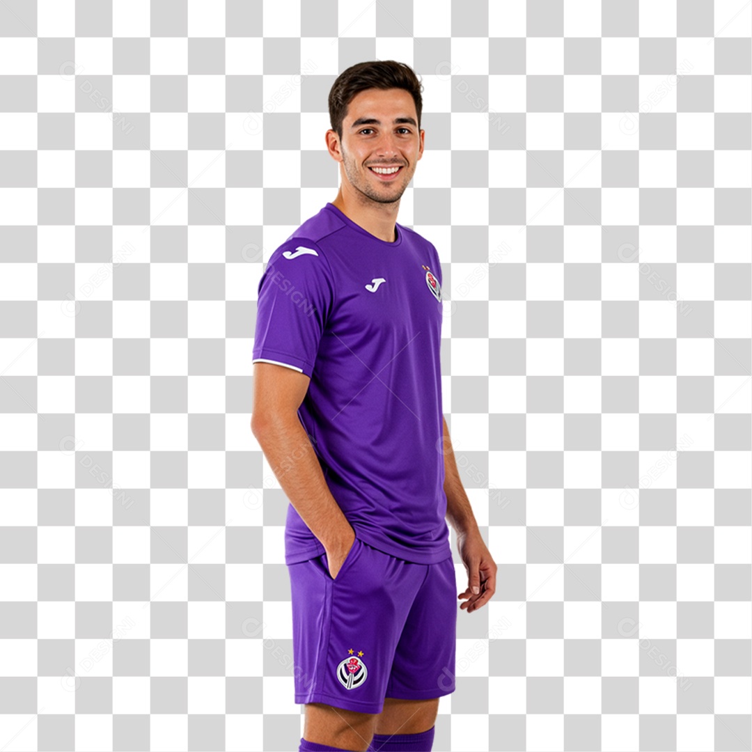 Jogador de Futebol PNG Transparente