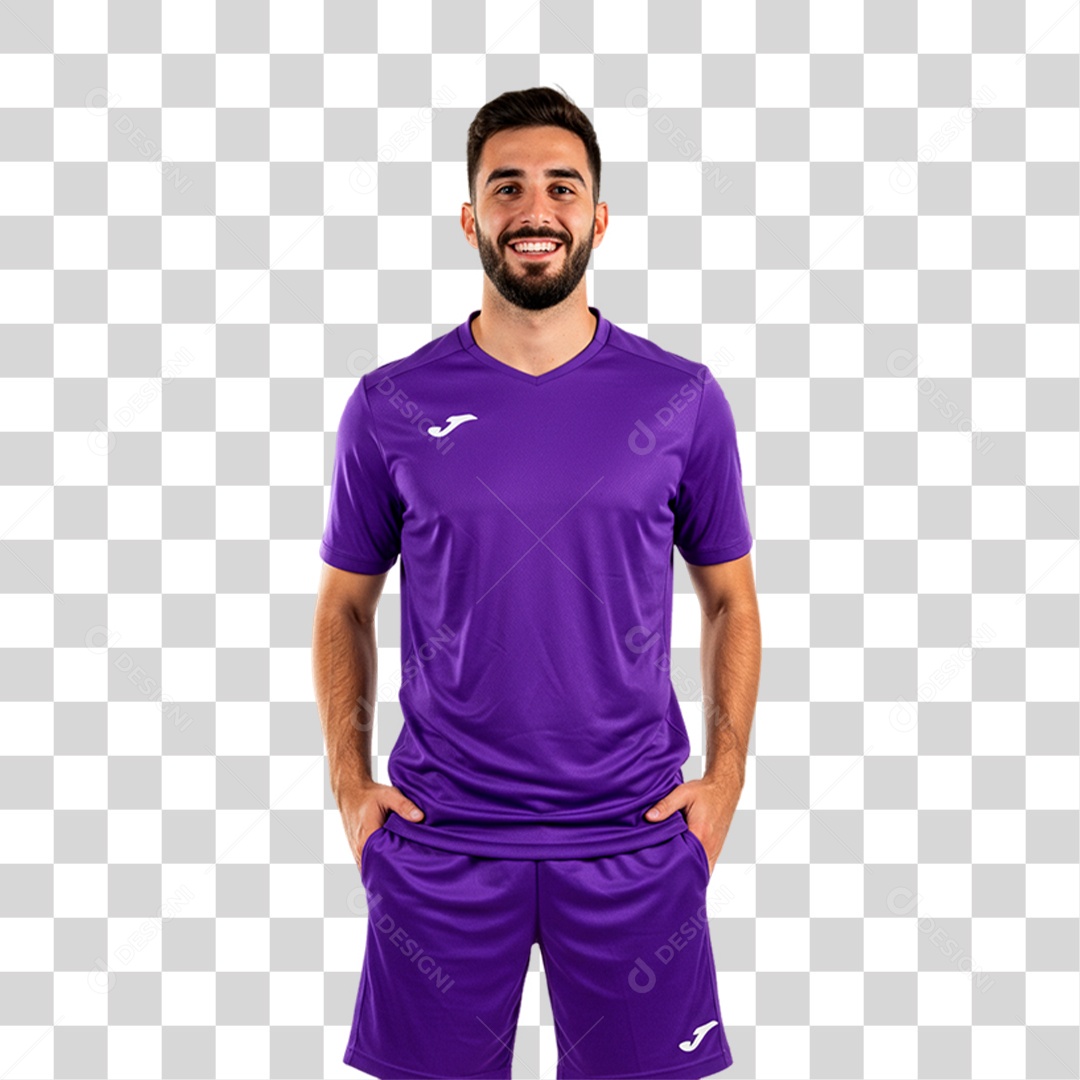 Jogador de Futebol PNG Transparente