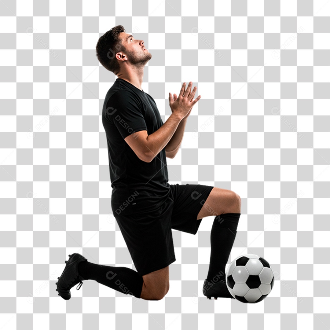 Jogador de Futebol PNG Transparente
