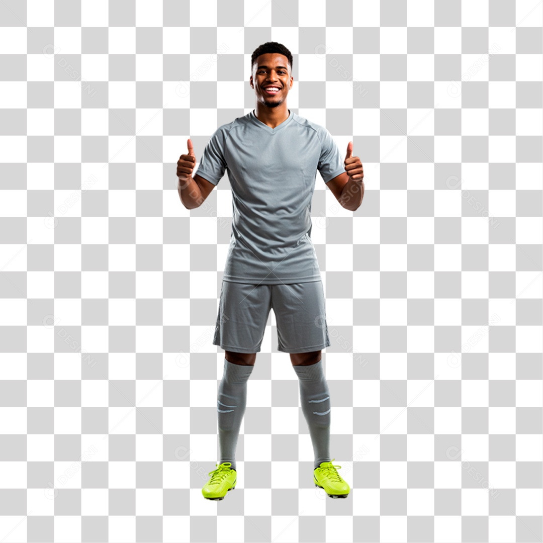 Jogador de Futebol PNG Transparente