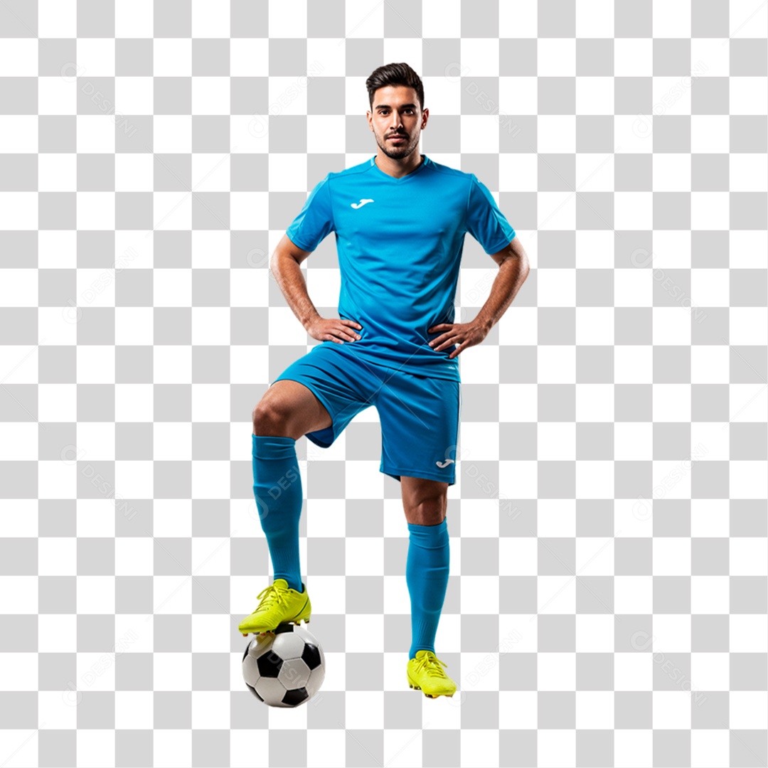 Jogador de Futebol PNG Transparente