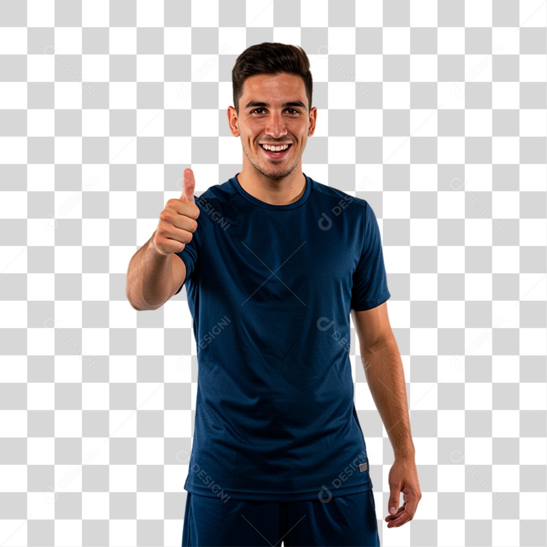 Jogador de Futebol PNG Transparente