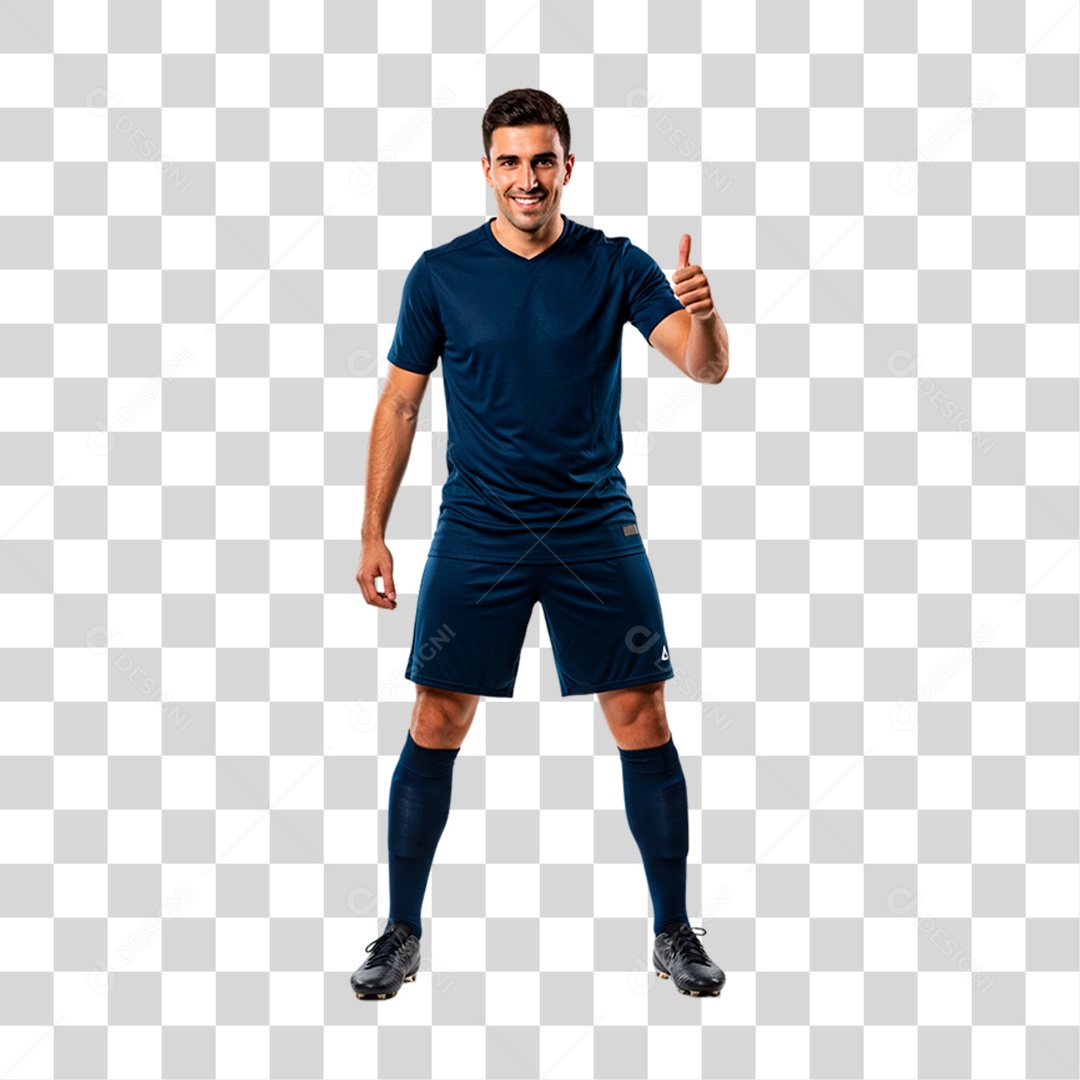 Jogador de Futebol PNG Transparente
