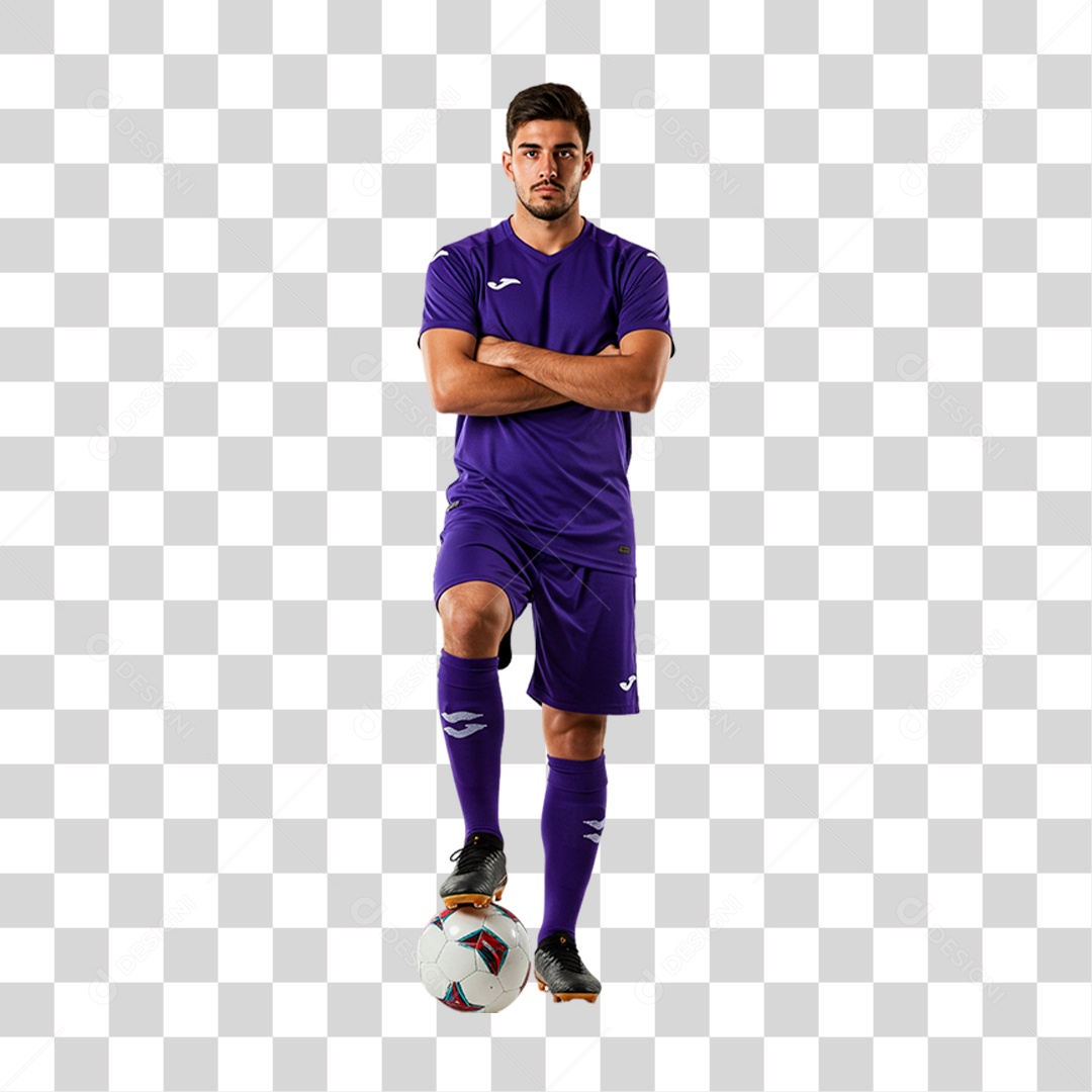 Jogador de Futebol PNG Transparente
