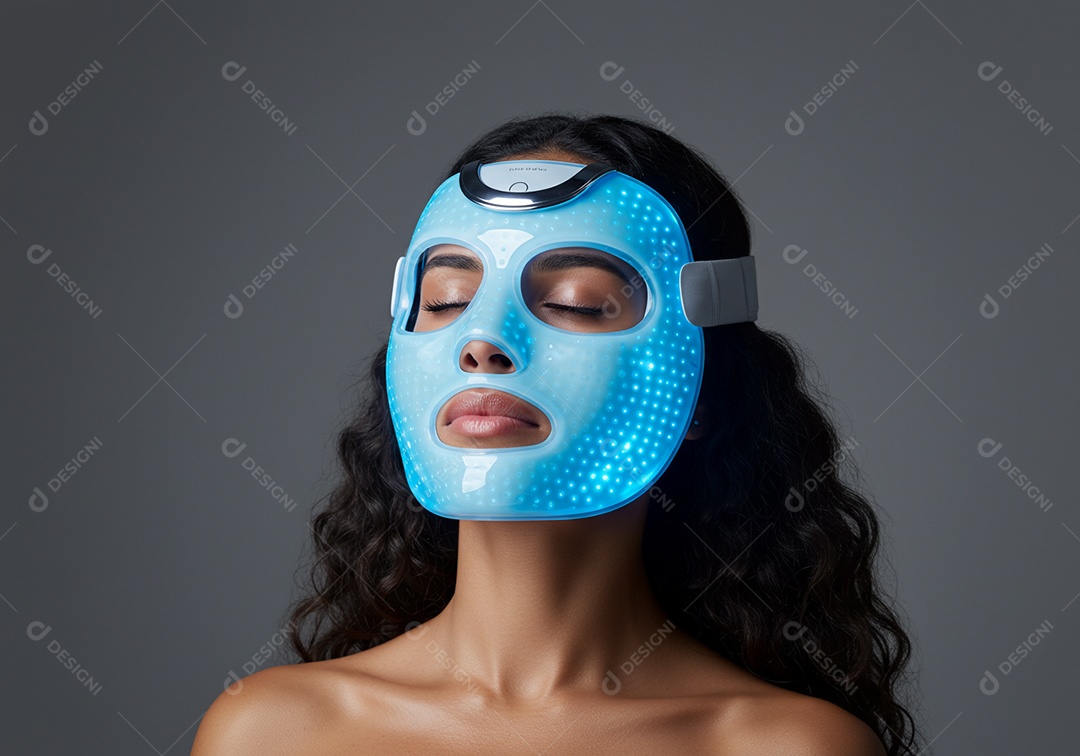 Linda mulher em um dia de beleza