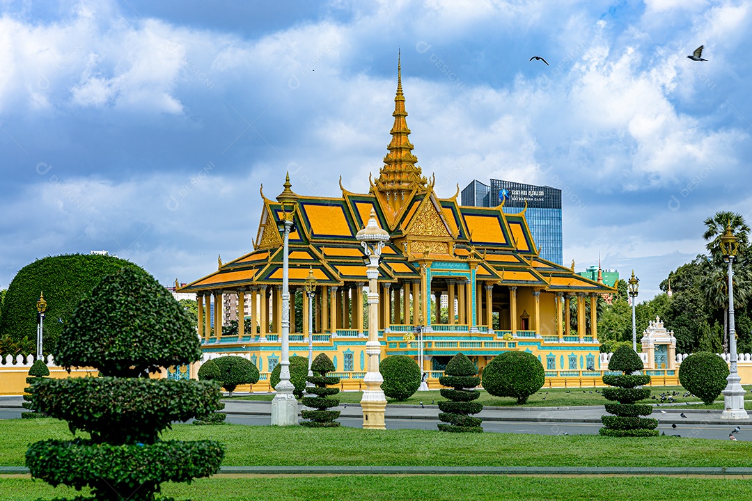 Lindo museu nacional do camboja