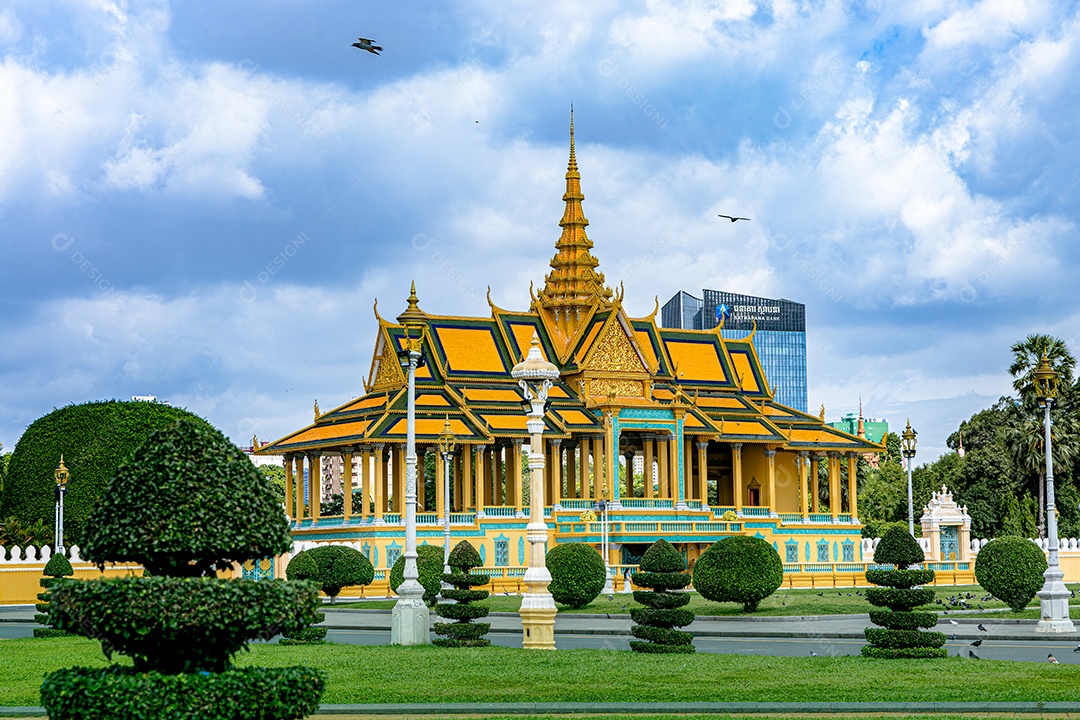Lindo museu nacional do camboja