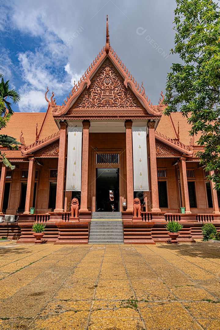 Lindo museu nacional do camboja