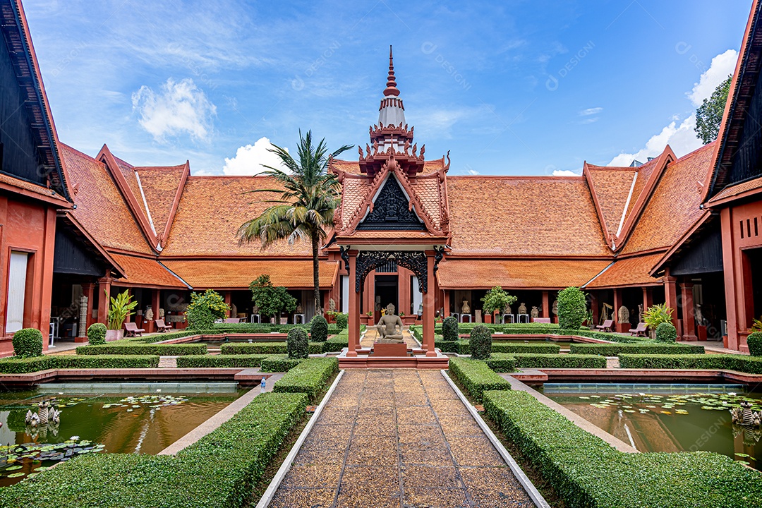 Lindo museu nacional do camboja