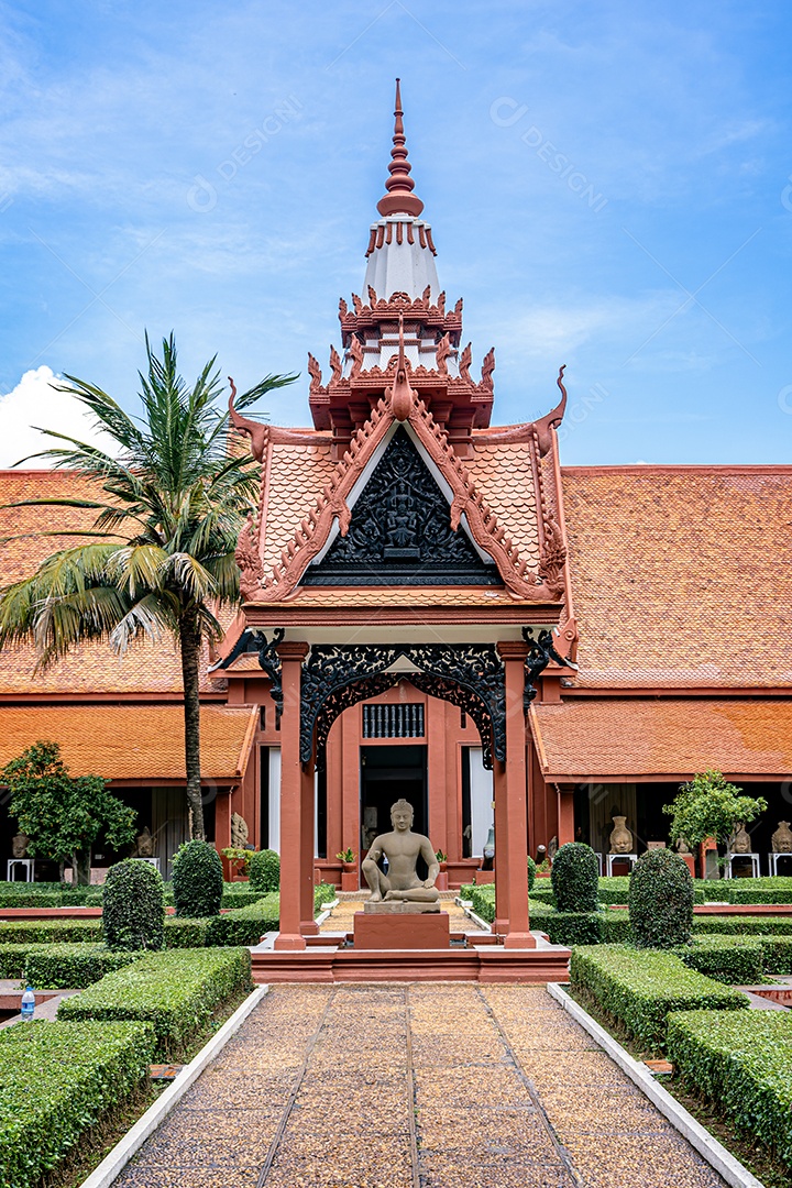 Lindo museu nacional do camboja