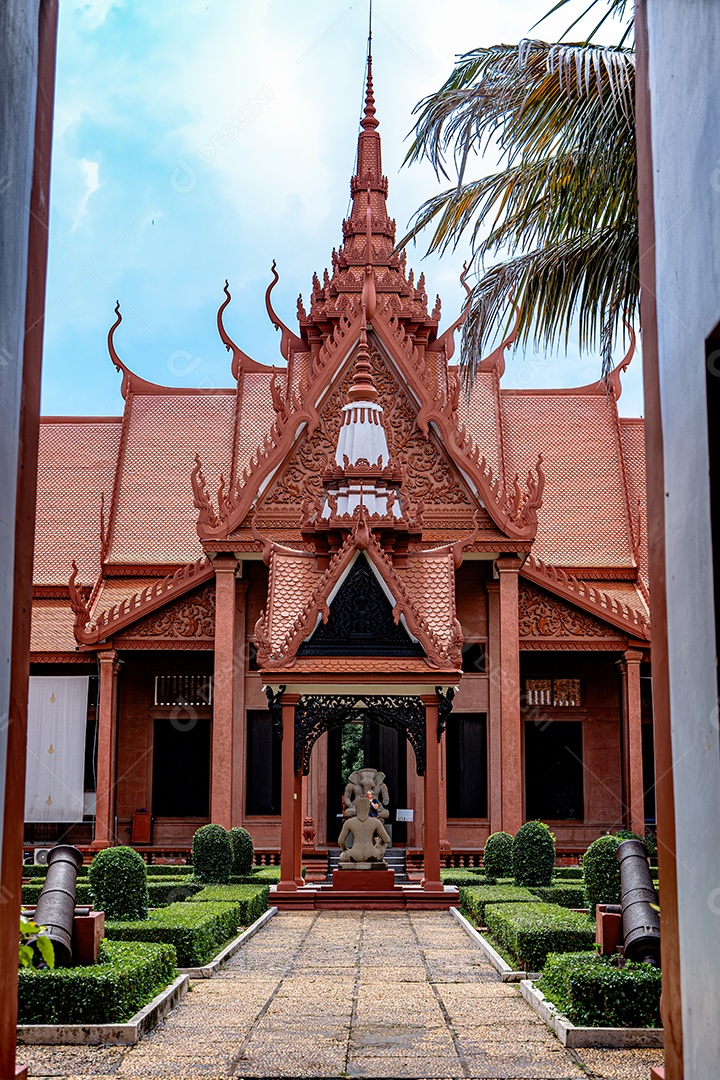 Lindo museu nacional do camboja