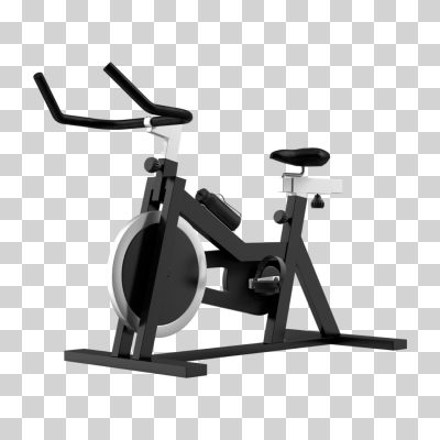 Bicicleta Ergométrica Fitness Modelo 3D para Exercícios PNG Transparente