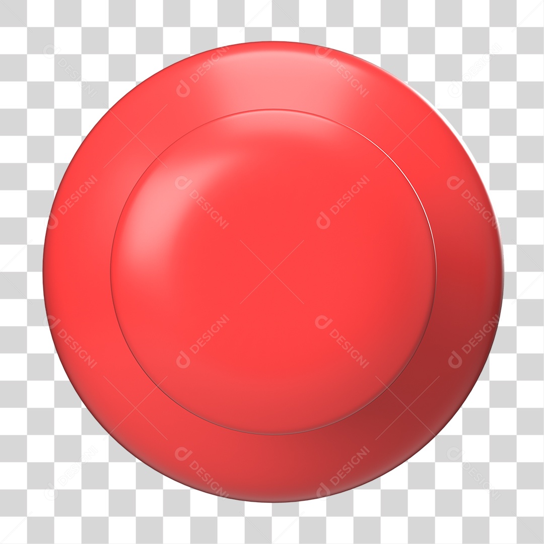 Elemento 3D Pino Metal PNG Transparente