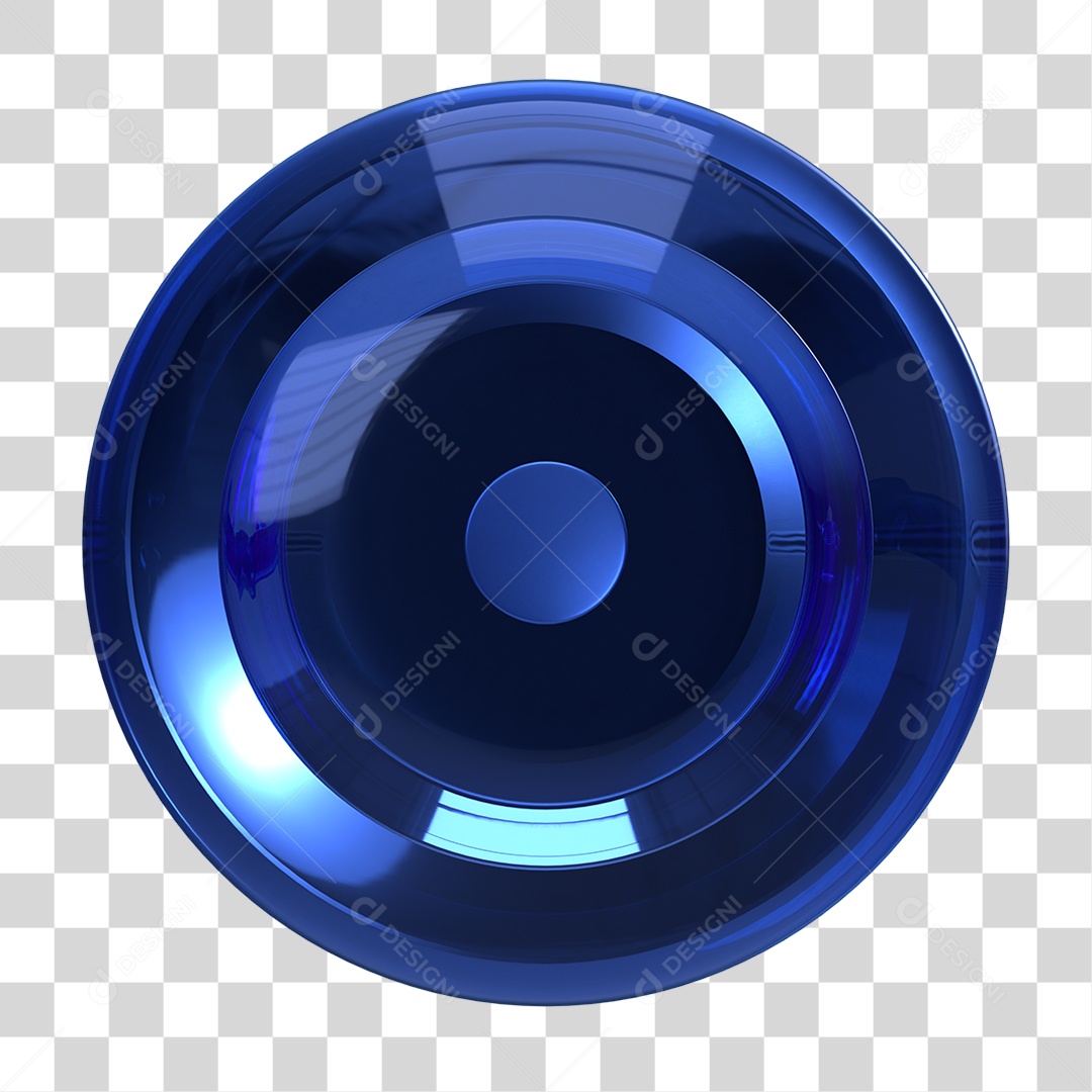 Elemento 3D Pino Metal PNG Transparente