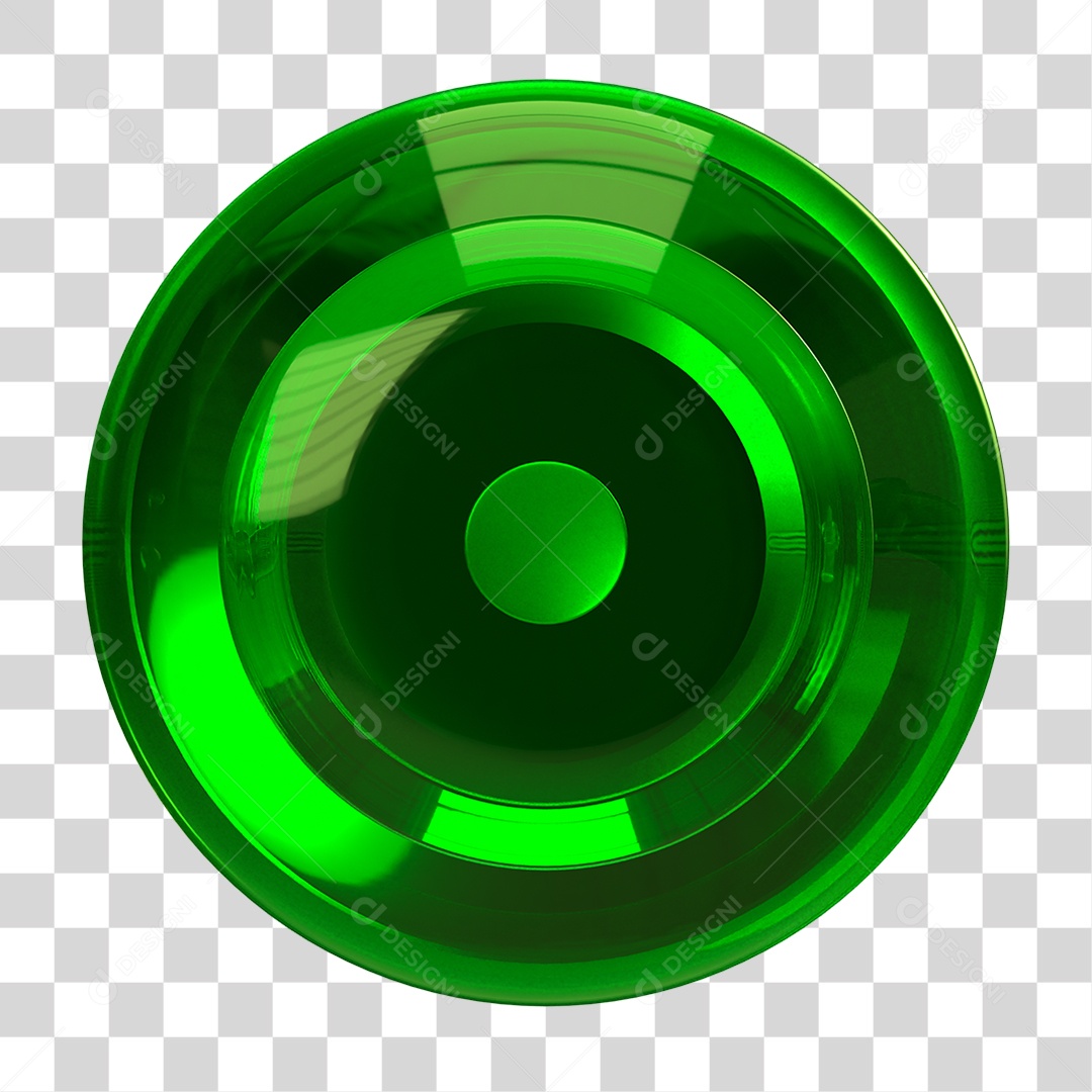 Elemento 3D Pino Metal PNG Transparente