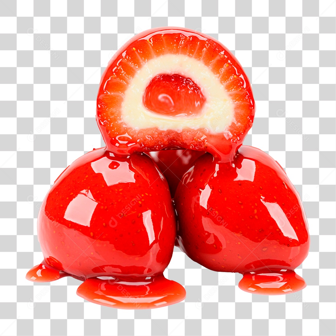 Morango do Amor PNG Transparente