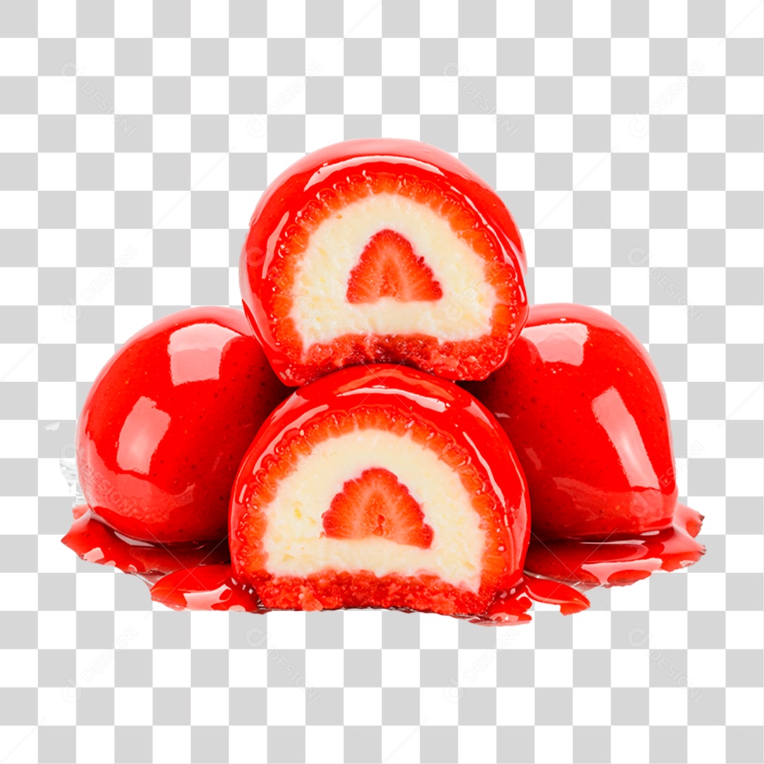 Morango do Amor PNG Transparente