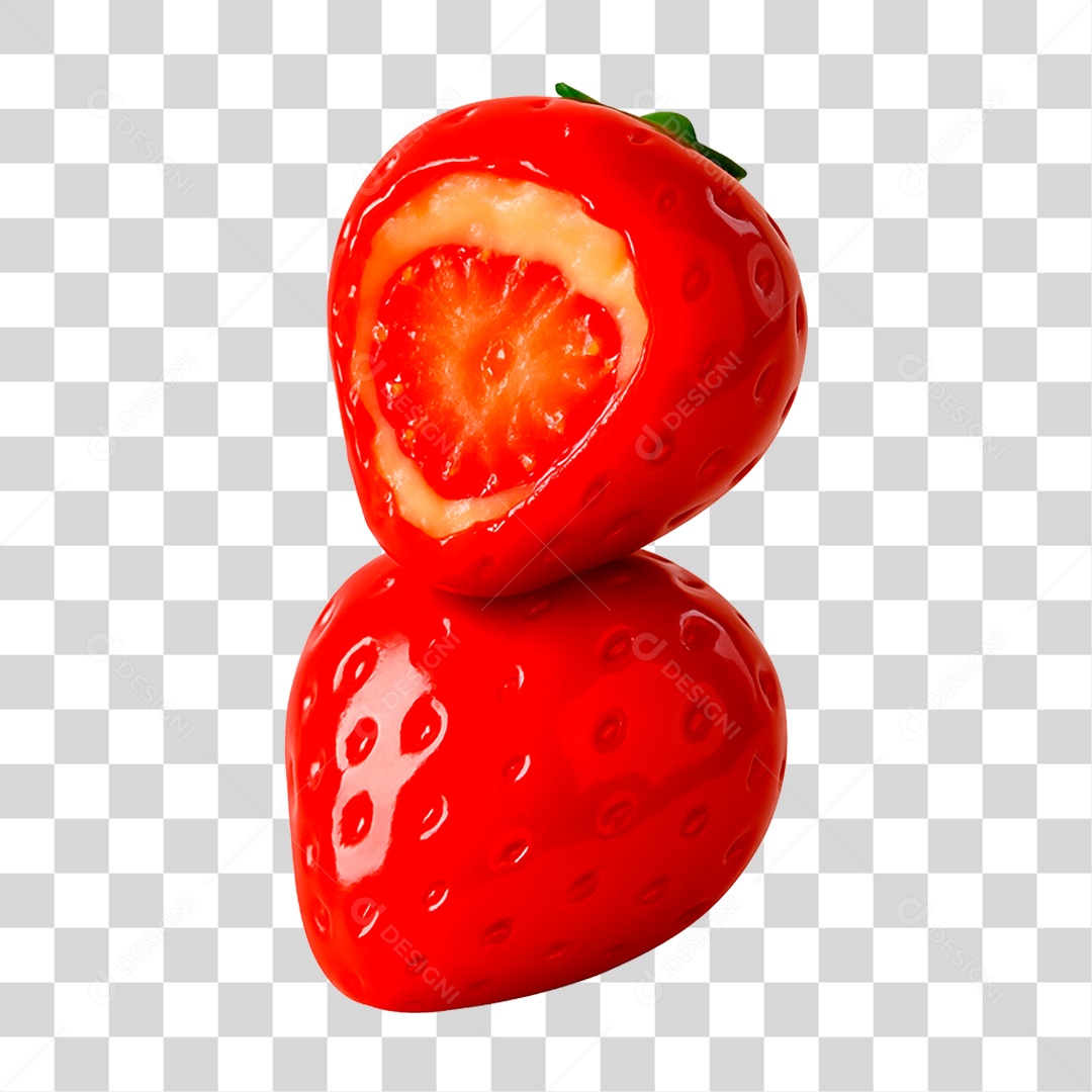 Morango do Amor PNG Transparente