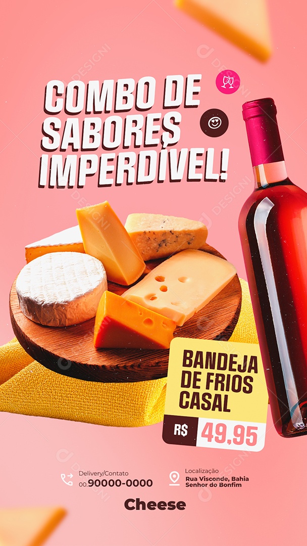 Story Empório Combo de Sabores Imperdível Social Media PSD Editável