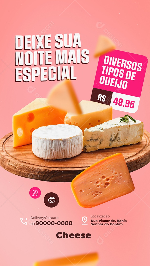 Story Empório Deixe sua Noite Mais Especial Social Media PSD Editável