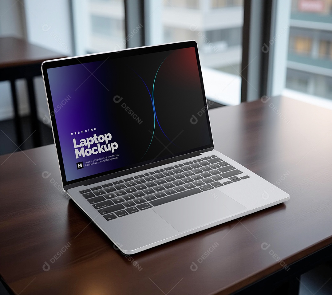 Mockup de Notebook PSD Editável