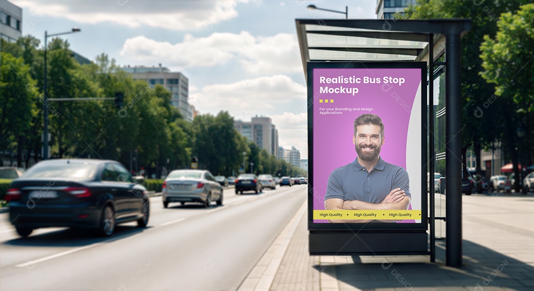 Mockup Anúncio Publicitário PSD Editável