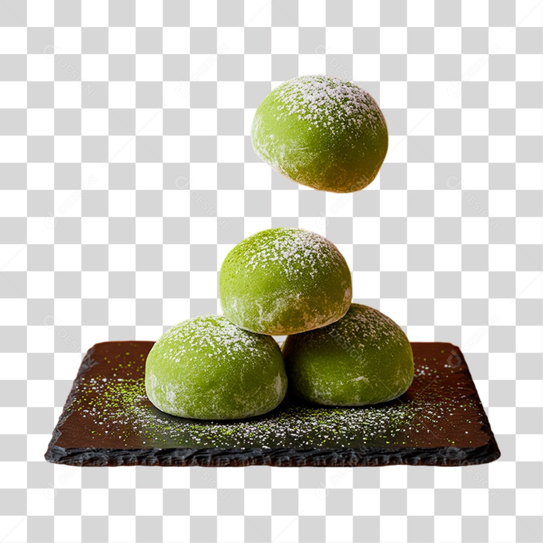 Docinhos Mochi PNG Transparente