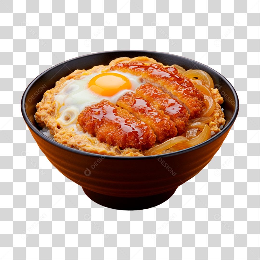 Tigela de Donburi PNG Transparente