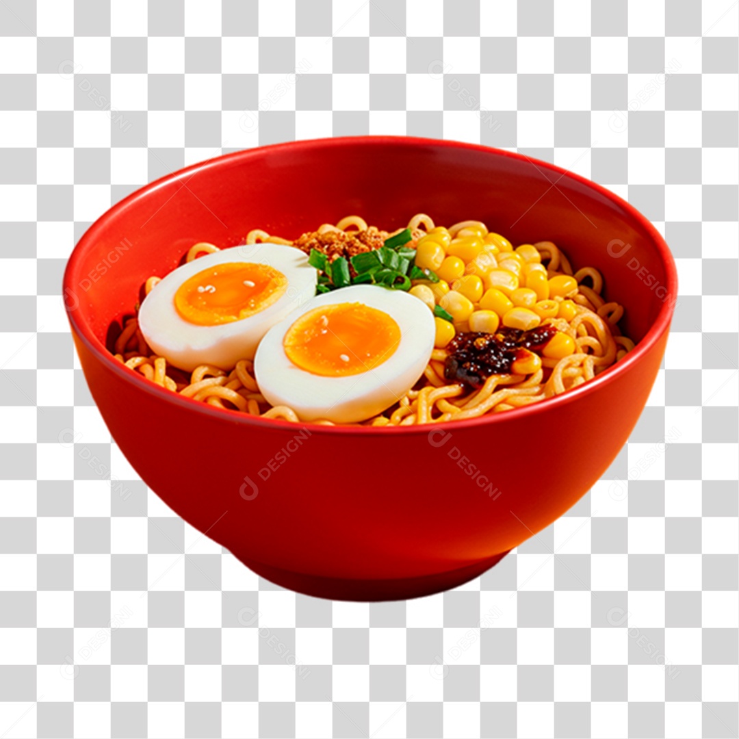 Tigela de Ramen Apimentado PNG Transparente
