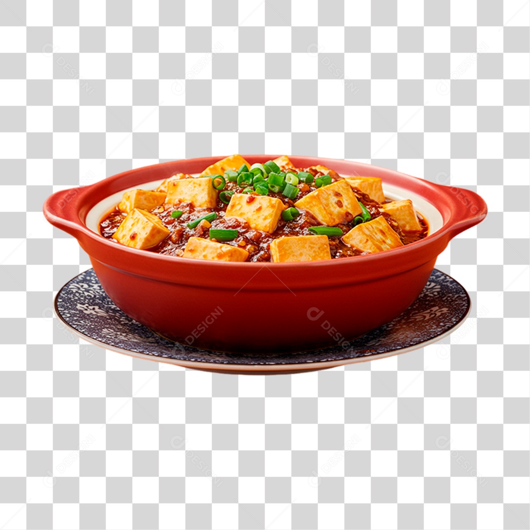 Tigela de Mapo Tofu PNG Transparente