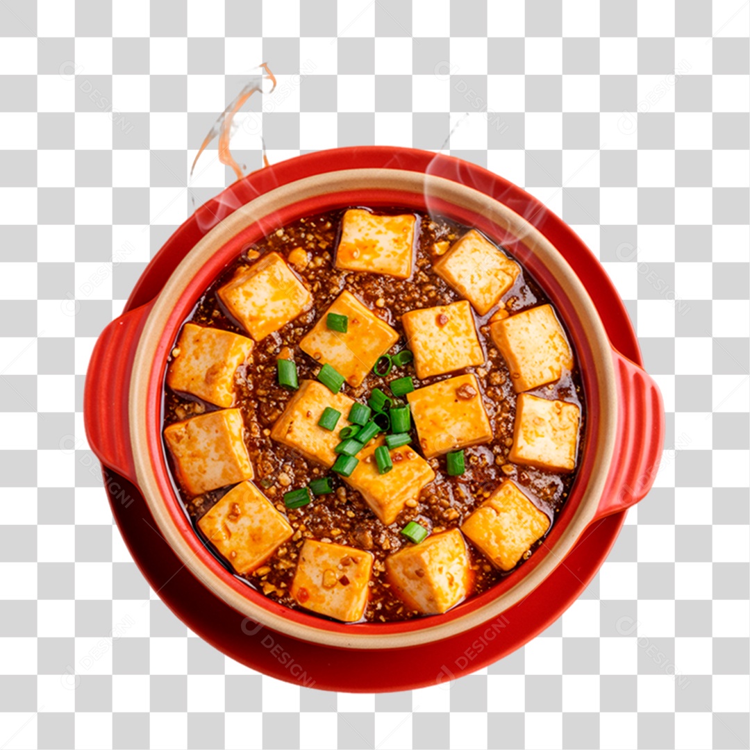 Tigela de Mapo Tofu PNG Transparente