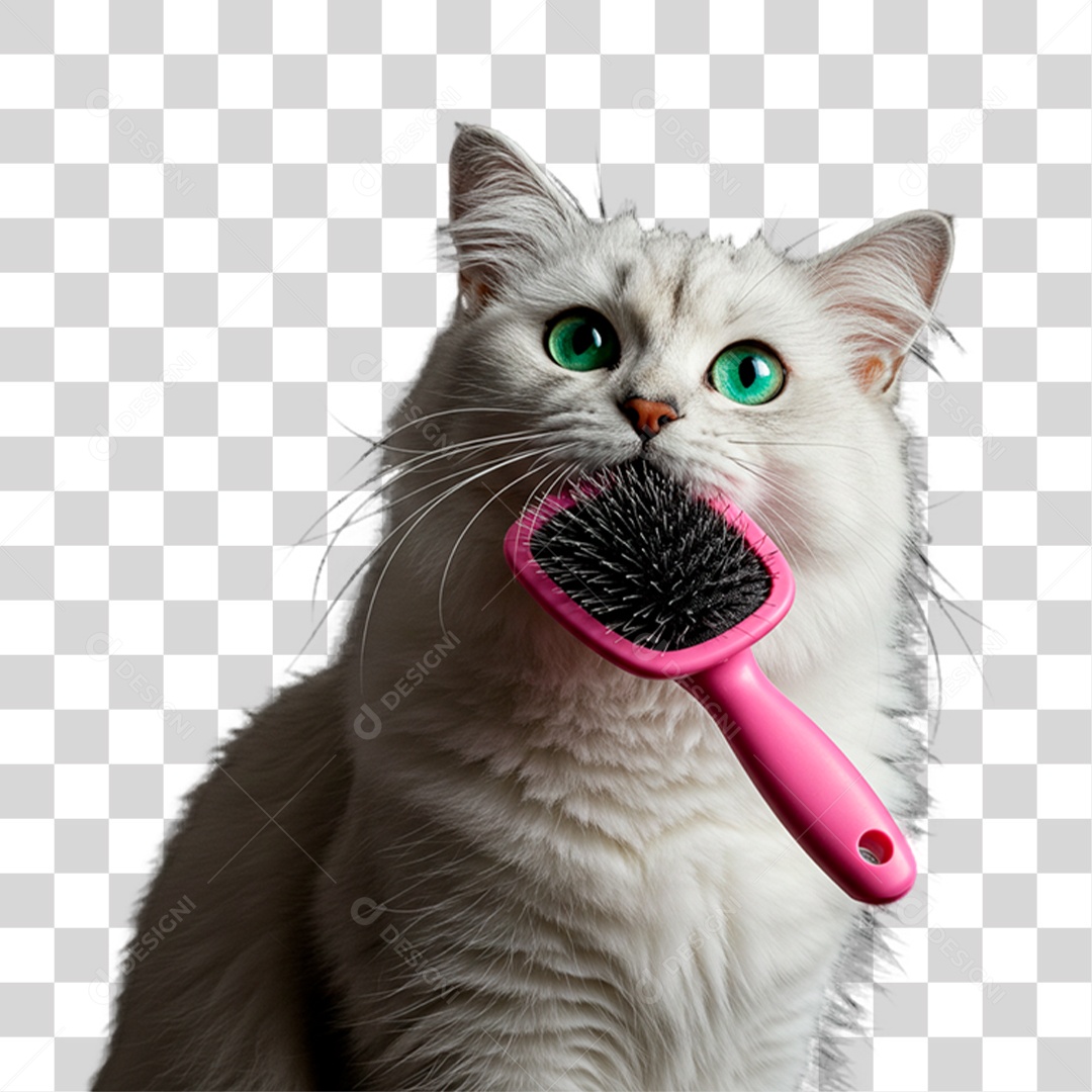 Gato Brincando PNG Transparente