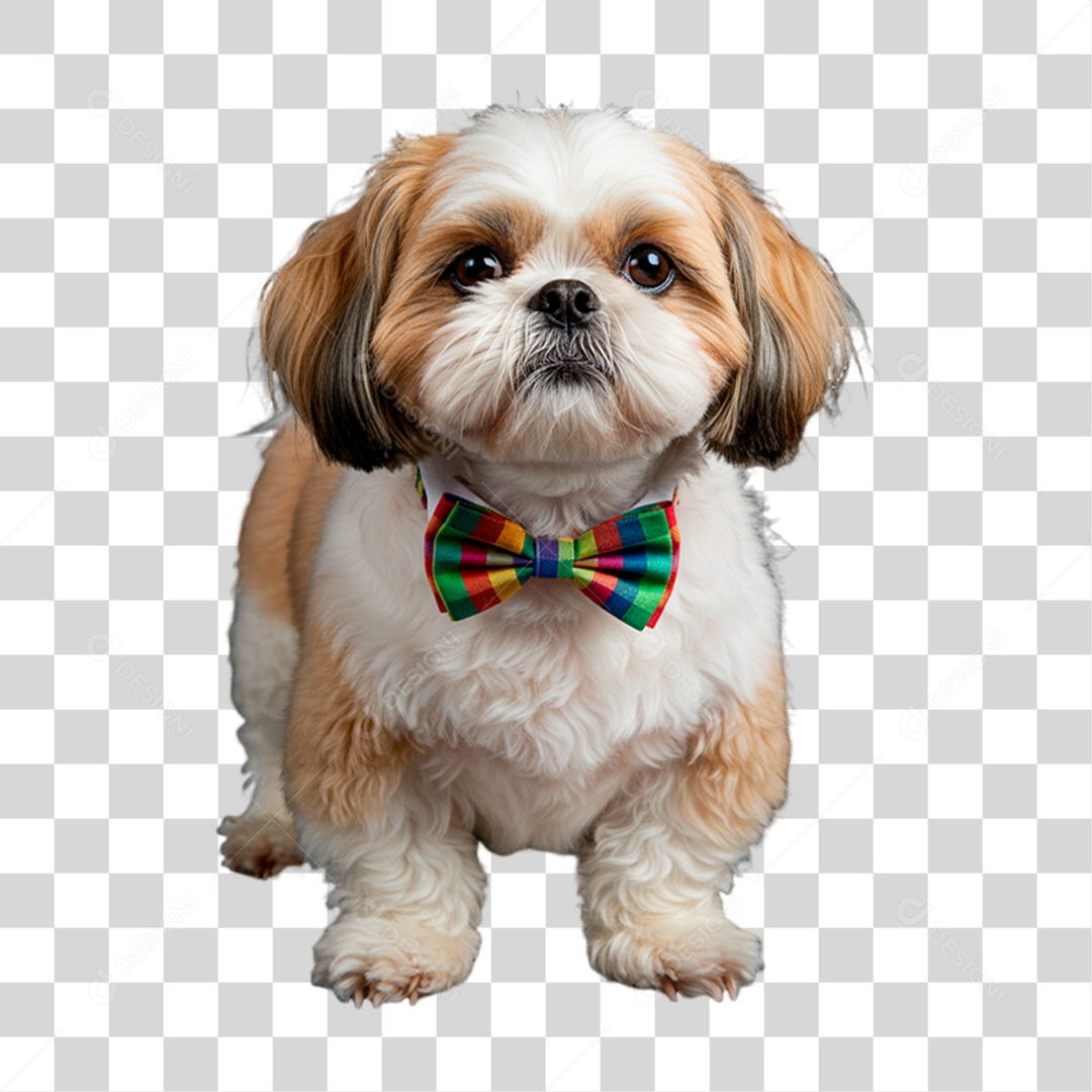 Cachorro com Gravata PNG Transparente