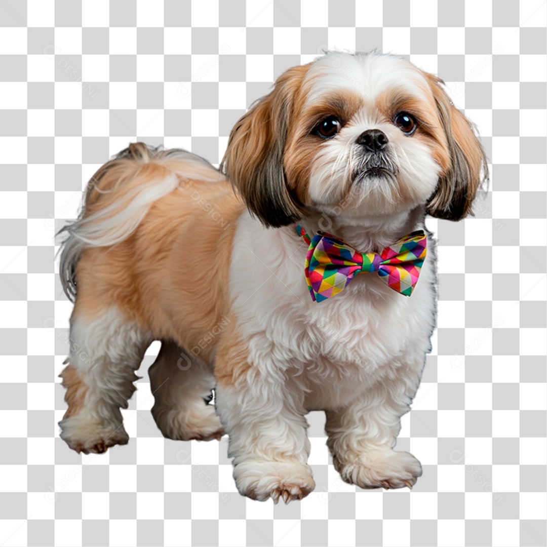 Cachorro com Gravata PNG Transparente