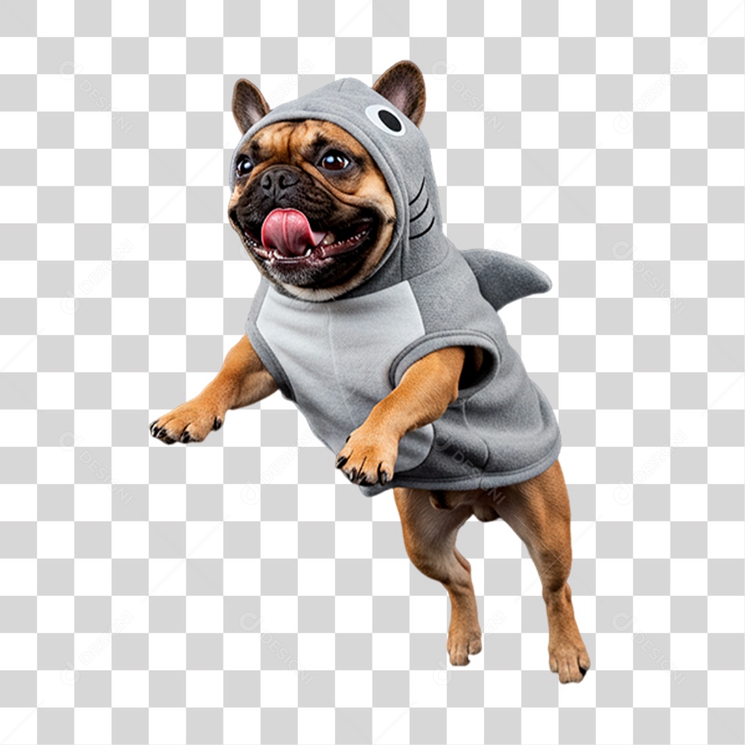 Cachorro com Roupinha PNG Transparente