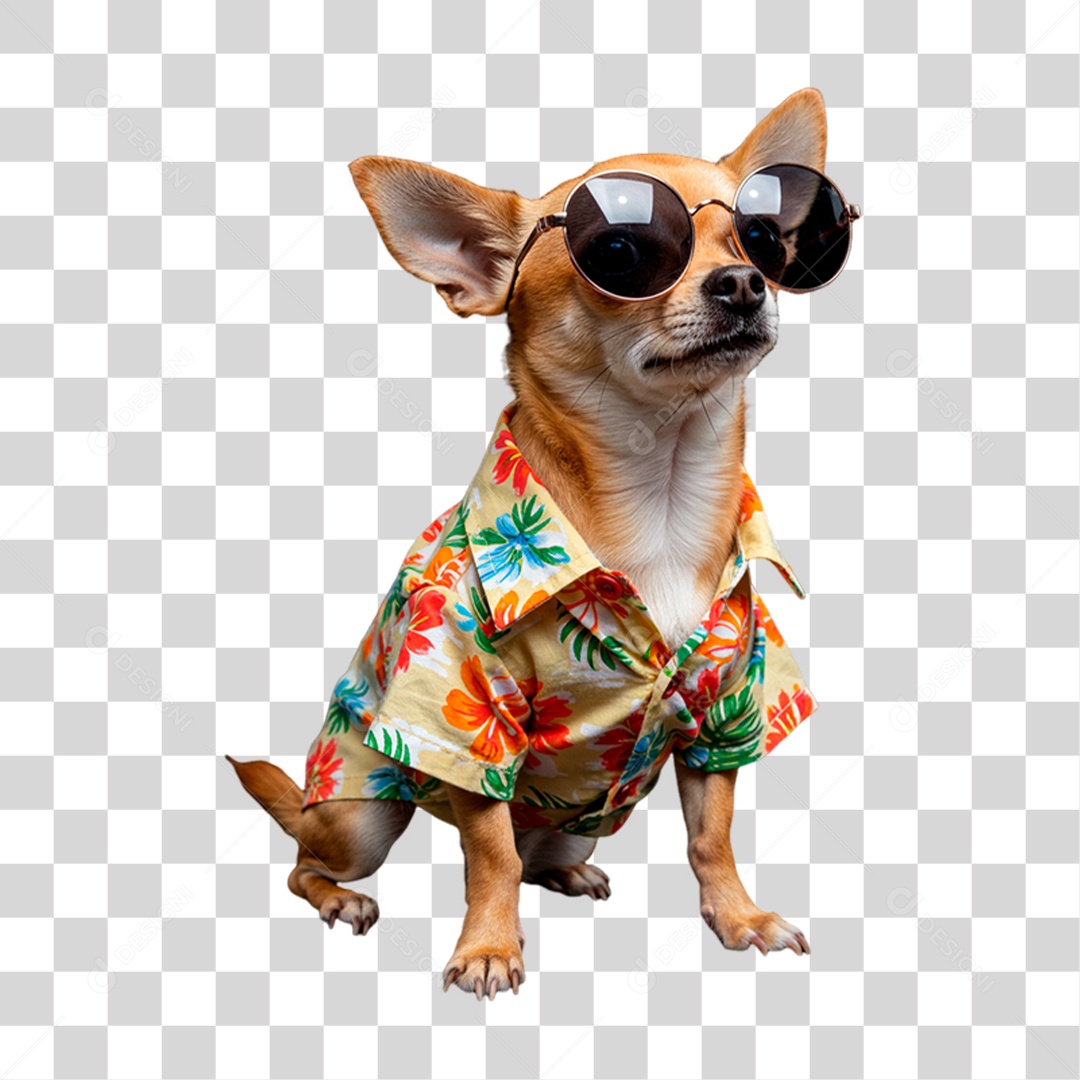 Cachorro com Roupinha PNG Transparente