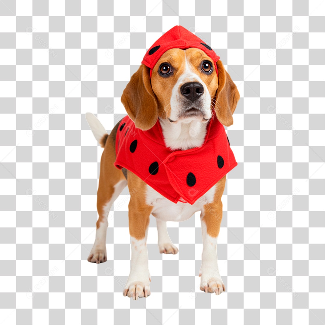 Cachorro com Roupinha PNG Transparente