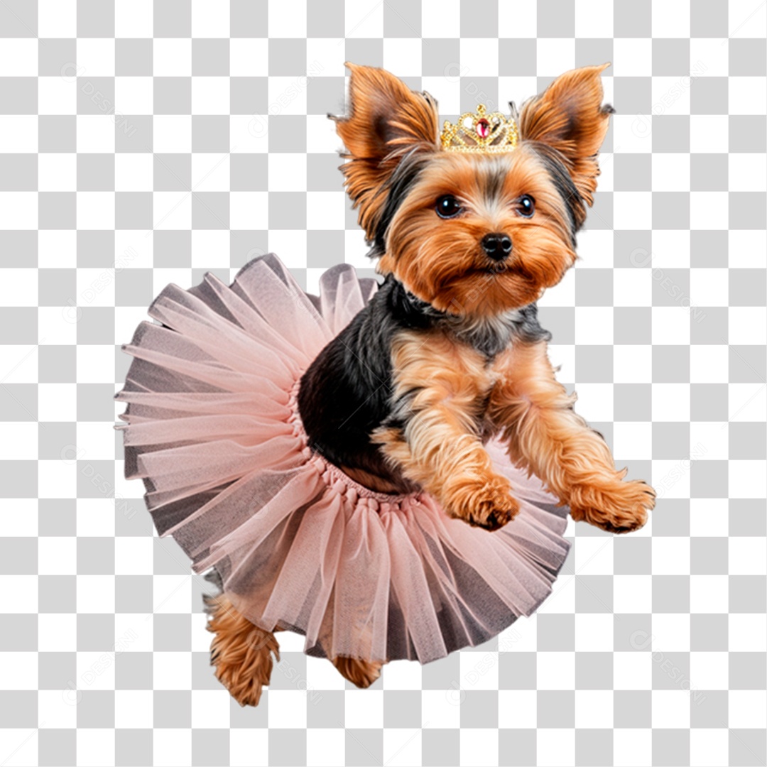 Cachorro com Roupinha PNG Transparente