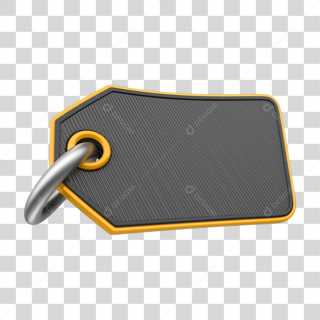 Etiqueta Metálica PNG Transparente