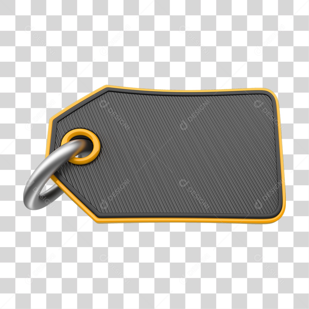 Etiqueta Metálica PNG Transparente