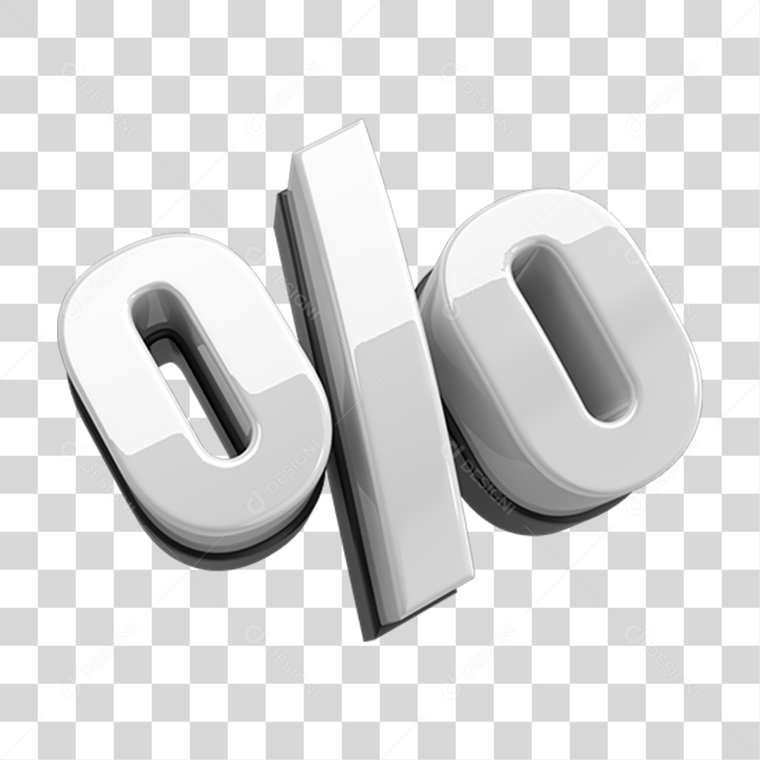 3D Percentage% PNG Transparent Icon