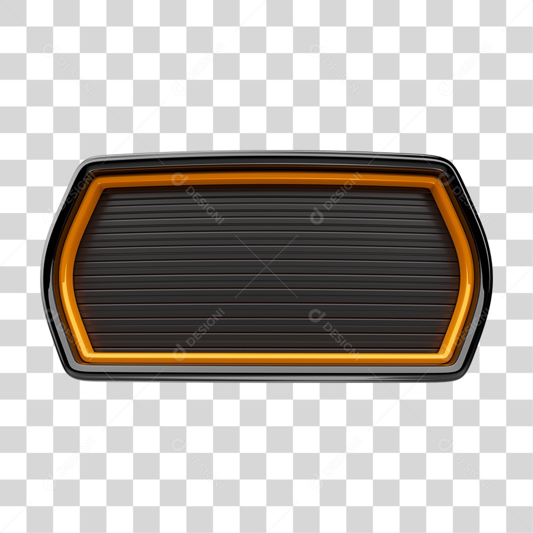 Placa de Metal com Led PNG Transparente