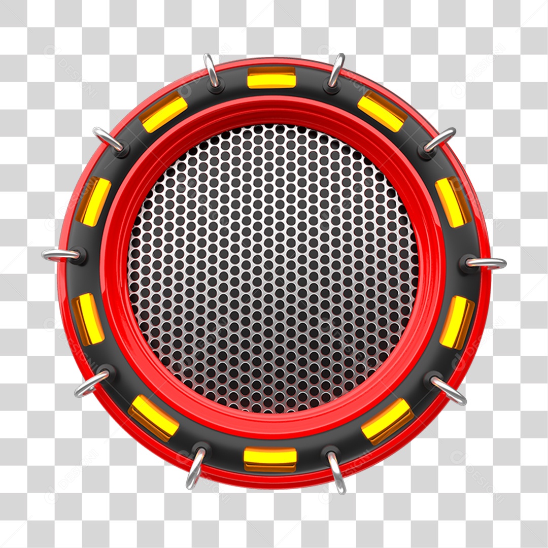 Metal Plate with Transparent PNG Led