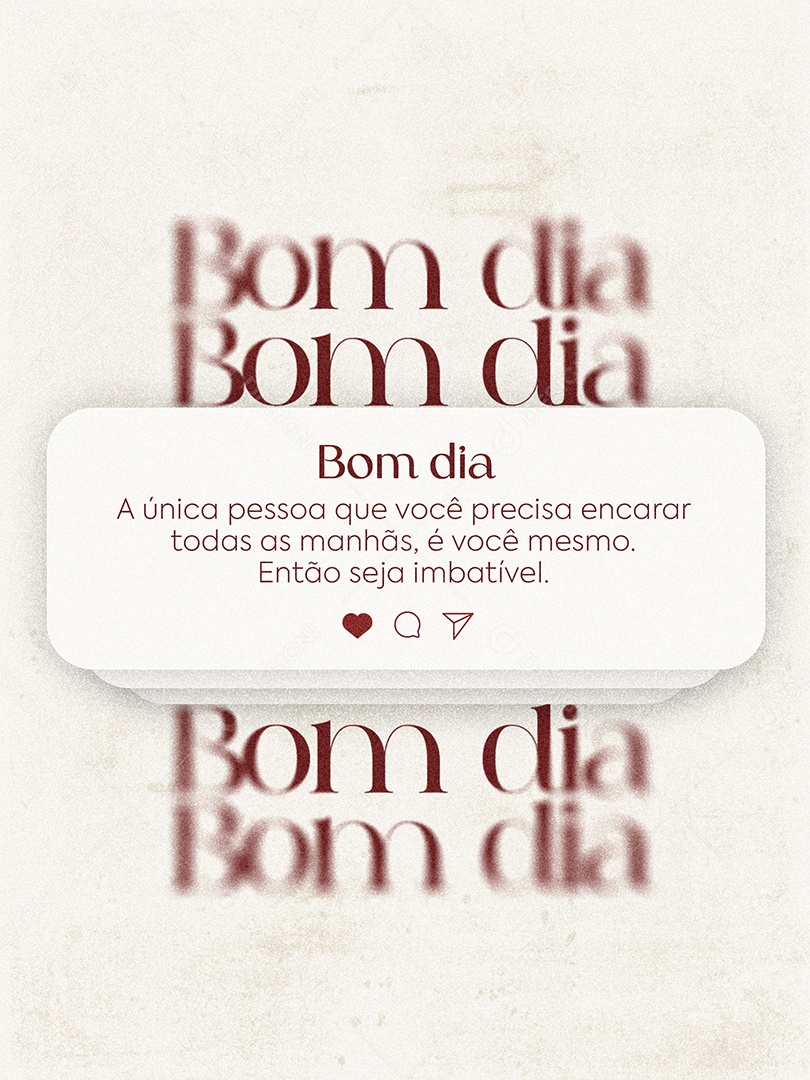 Bom Dia Segunda Feira Social Media PSD Editável