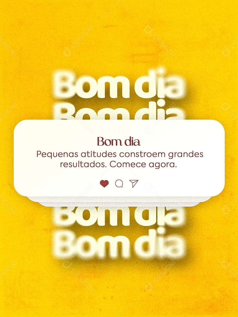 Bom Dia Segunda Feira Social Media PSD Editável