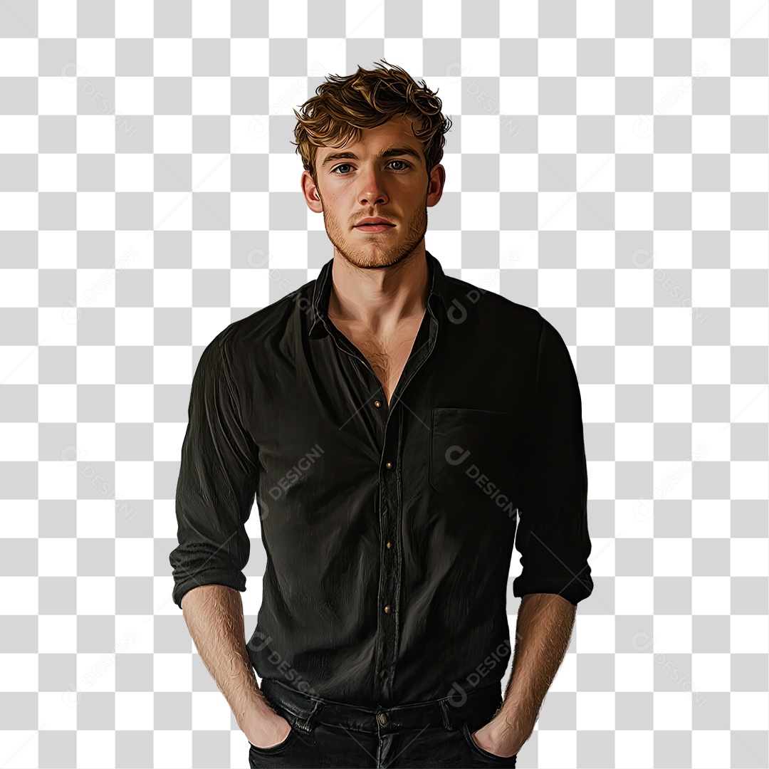 Personagem Homem PNG Transparente