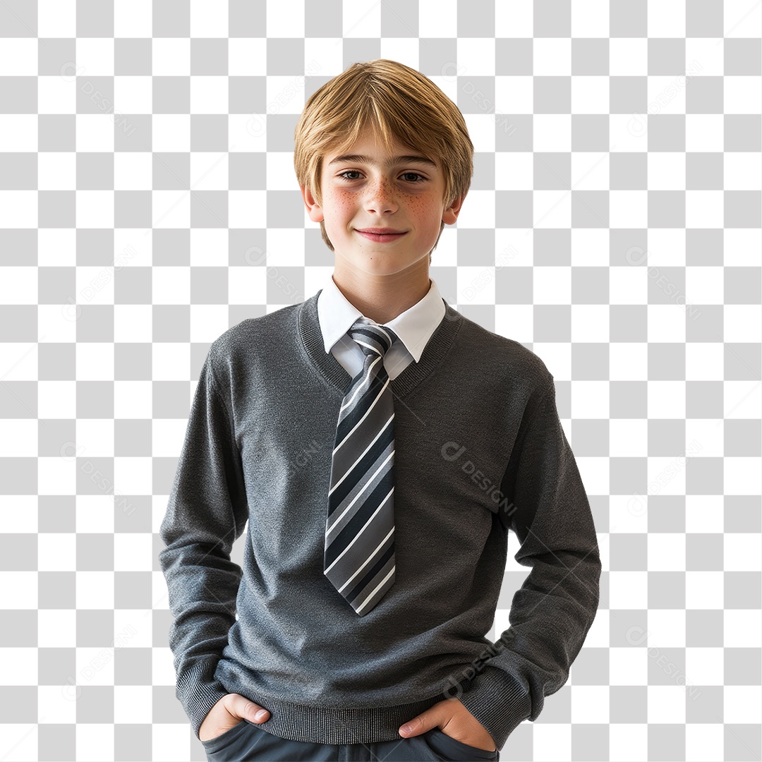 Personagem Jovem Rapaz PNG Transparente